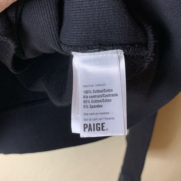 PAIGE Thomas Sweatshirt - Black - S/M - Picture 6 of 13